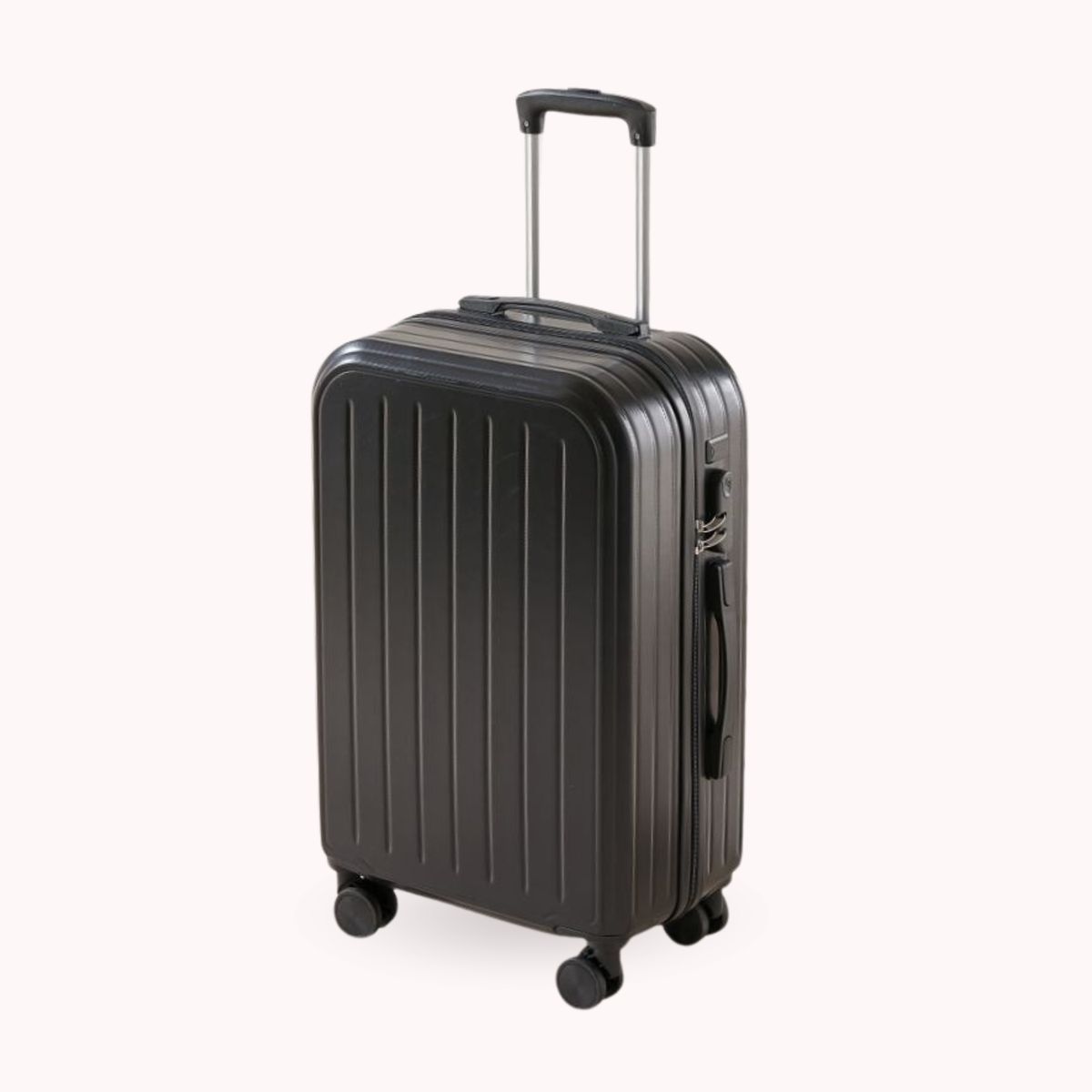 SANTU HOME & DECO - Maleta Cabina Ruedas 360 Puerto USB Negro-