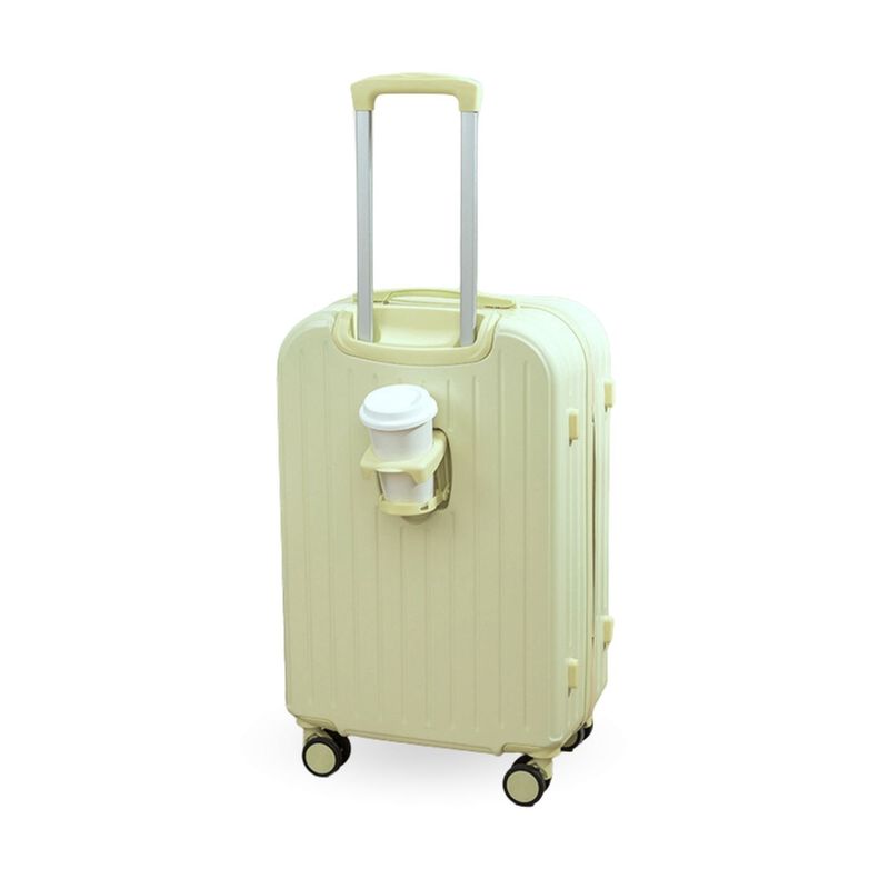 SANTU HOME & DECO - Maleta con Ruedas 360 Puerto USB Pistacho-