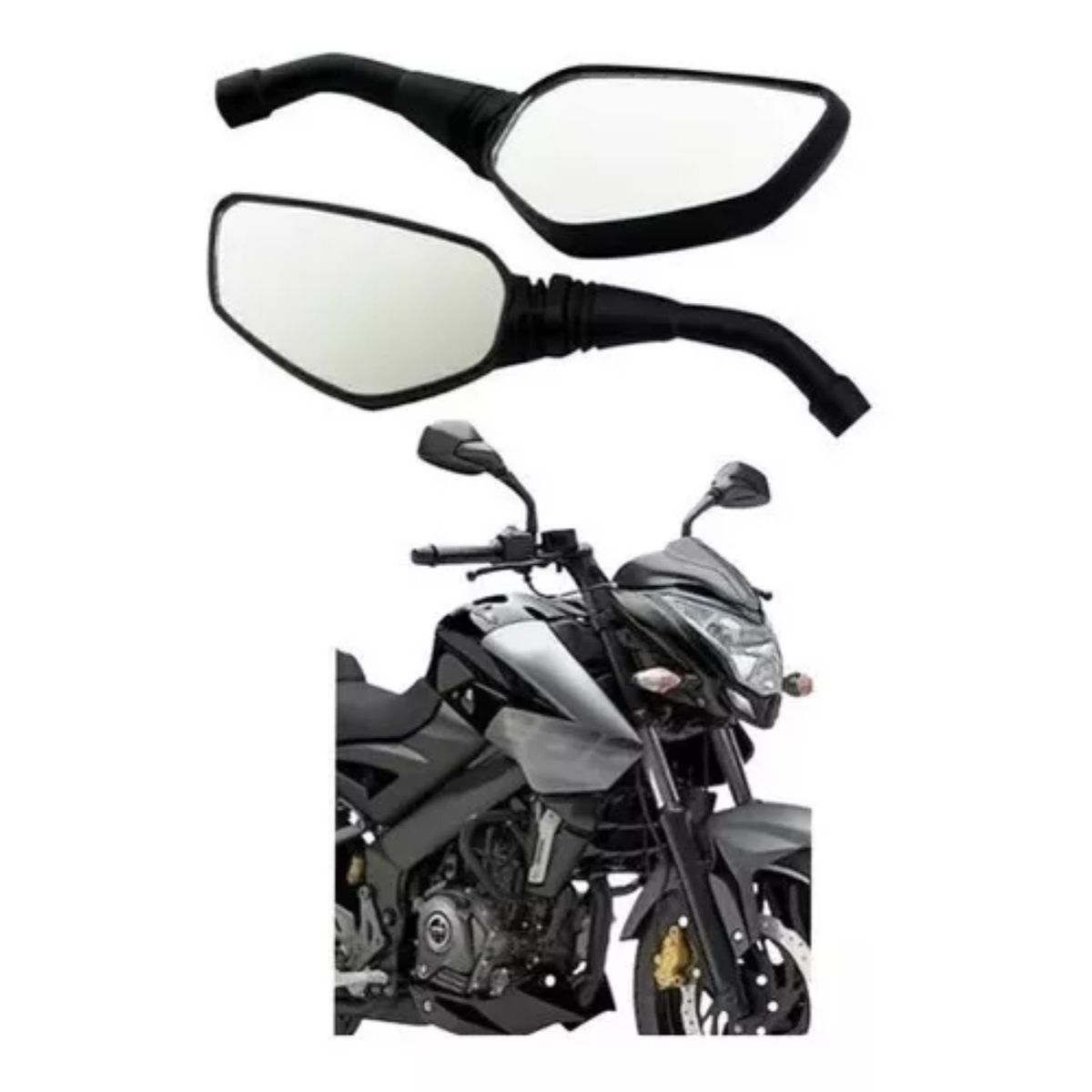 GENERICO - Espejo retrovisor Moto pulsar Ns200 / Ns 160