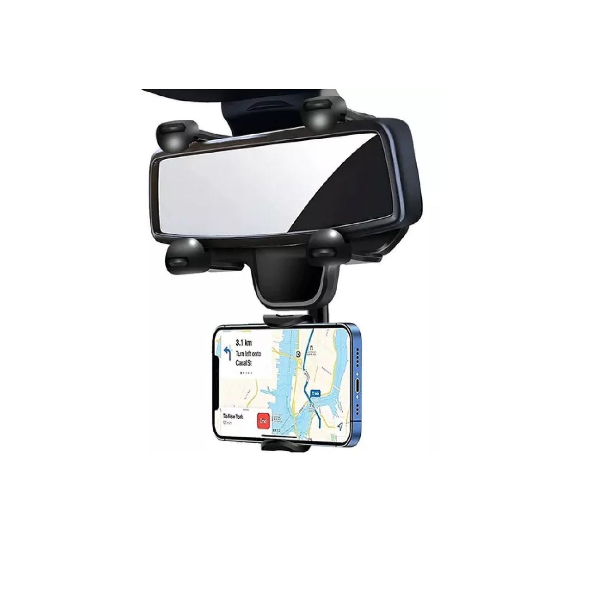 ANGELES DEL HOGAR - Soporte para  Celular Espejo Retrovisor