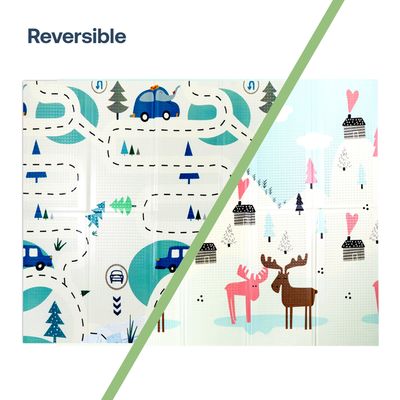 Imagen 2 del producto Alfombra Antigolpes Plegable 180X200 Auto y Montaña