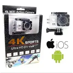 GENERICO - Camara Deportiva Accion 4k Ultra Hd Wifi Sumergible 30m
