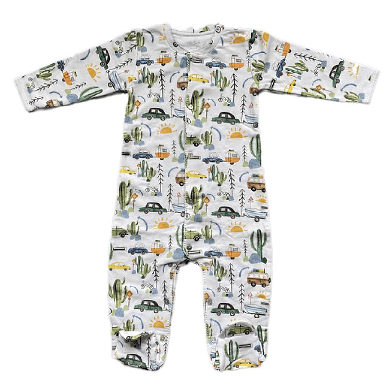 LITTLE BEE - PIJAMA BABY FRANELA WHEELS Little Bee