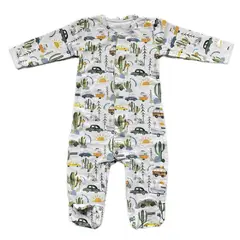 LITTLE BEE - PIJAMA BABY FRANELA WHEELS