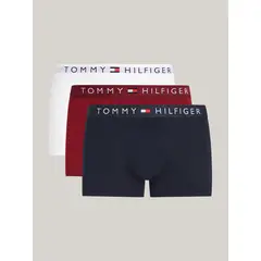 TOMMY HILFIGER - Pack De 3 Calzoncillos Trunk Original Multicolor
