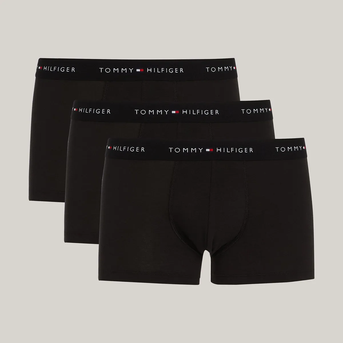 TOMMY HILFIGER - Pack De 3 Calzoncillos Trunk Essential Negro Tommy Hilfiger