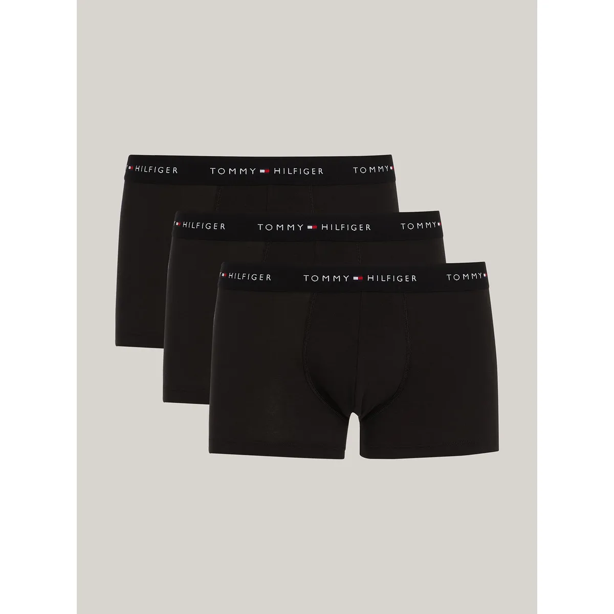 TOMMY HILFIGER - Pack De 3 Calzoncillos Trunk Essential Negro Tommy Hilfiger