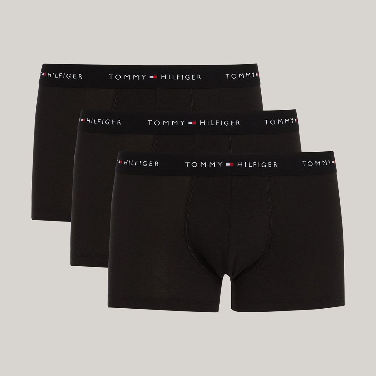 TOMMY HILFIGER - Pack De 3 Calzoncillos Trunk Essential Negro Tommy Hilfiger