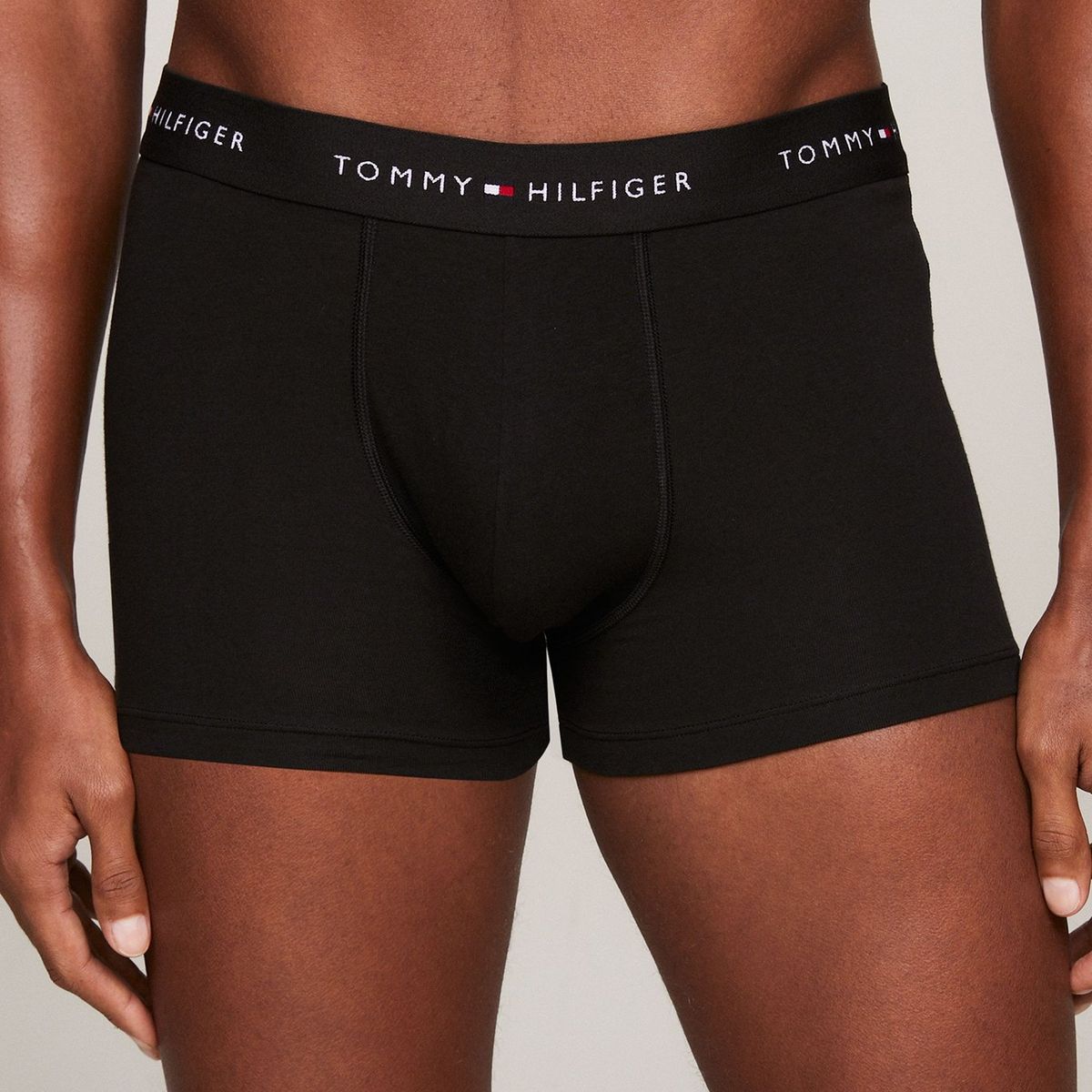TOMMY HILFIGER - Pack De 3 Calzoncillos Trunk Essential Negro Tommy Hilfiger