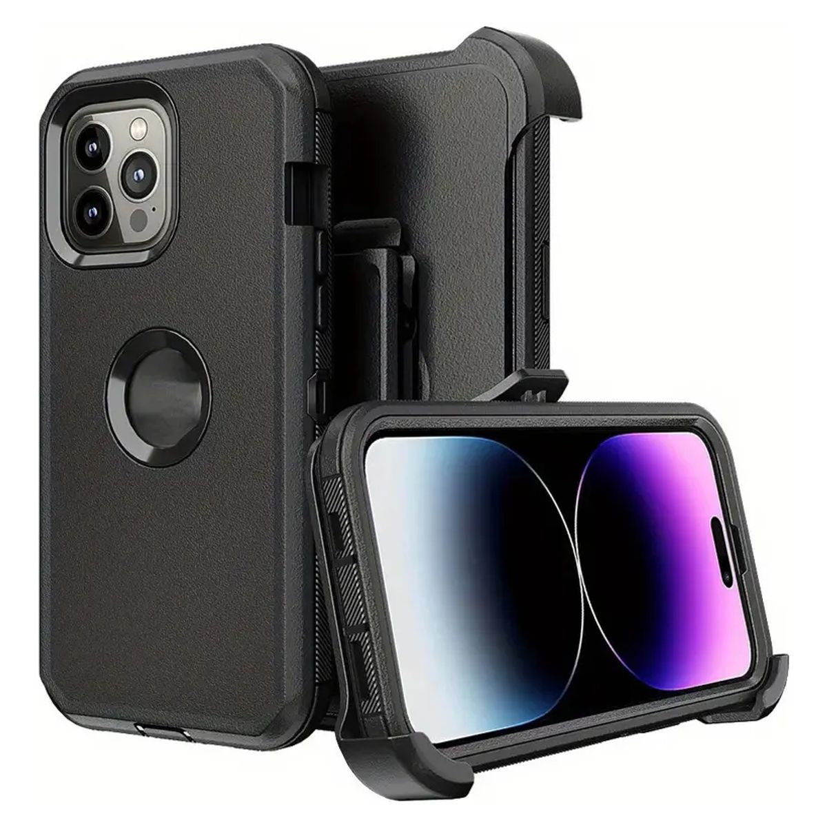 GENERICO - Carcasa Reforzada Antigolpes 360 Para iPhone 11 Pro Max