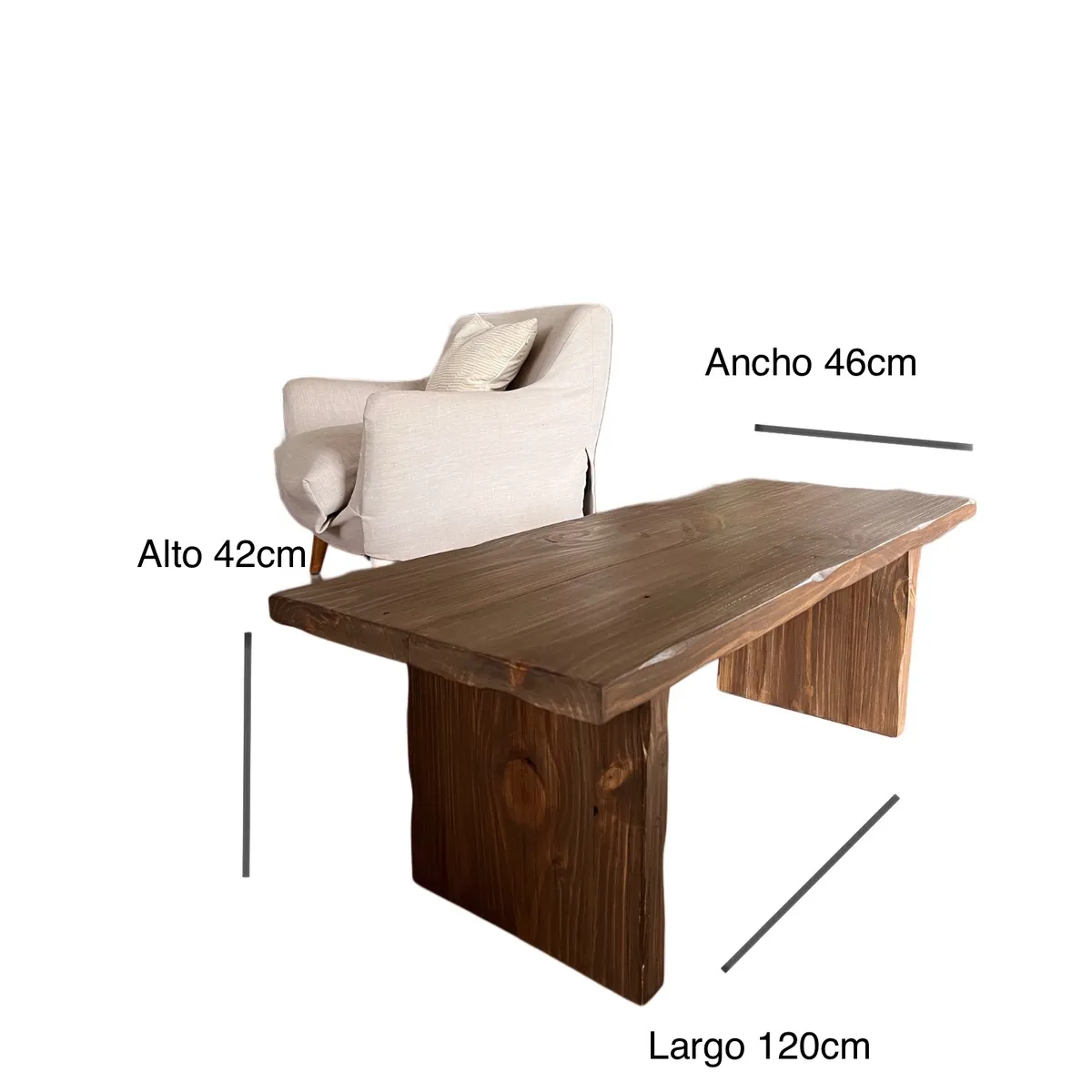 MUEBLES DE MADERA - Mesa de centro Vieja de madera