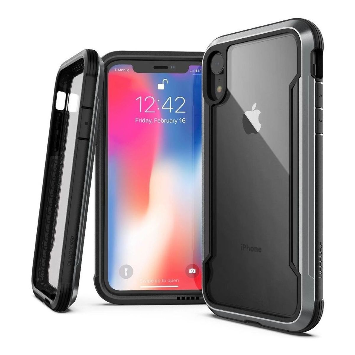 GENERICO - Carcasa Protector Antigolpes Military Para iPhone XR + Lamin