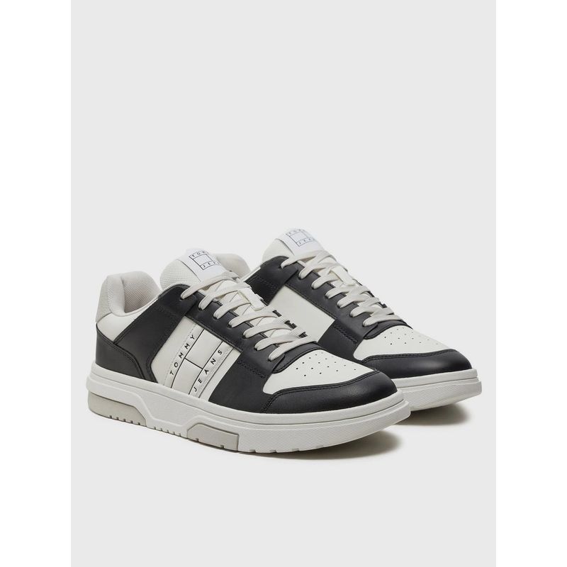 TOMMY HILFIGER - Zapatillas De Cuero The Brooklyn Negro Tommy Hilfiger