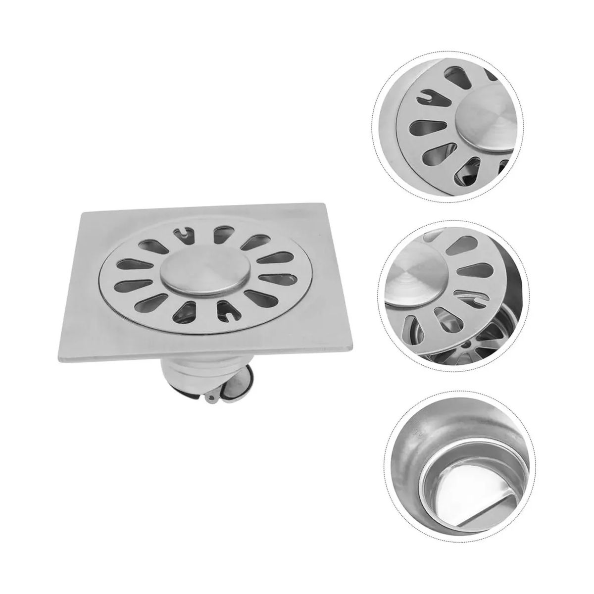 ATURE - Piso Drenaje Ducha Baño Antiolor obstrucción Pelo Insectos