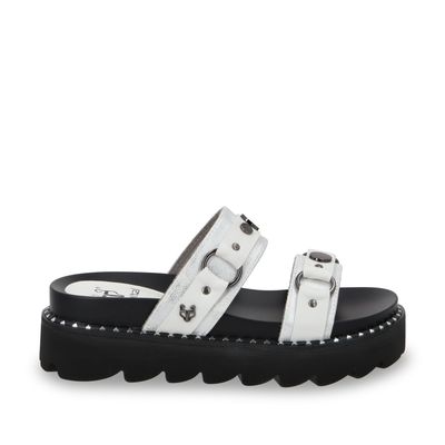 Imagen 1 del producto Sandalia Mujer Blanca Plana 1573B