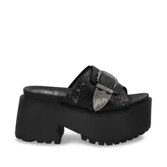 GOTTA - Sandalia Plataforma Negro Mujer 1567D