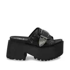 GOTTA - Sandalia Mujer Negra Plataforma 1567D