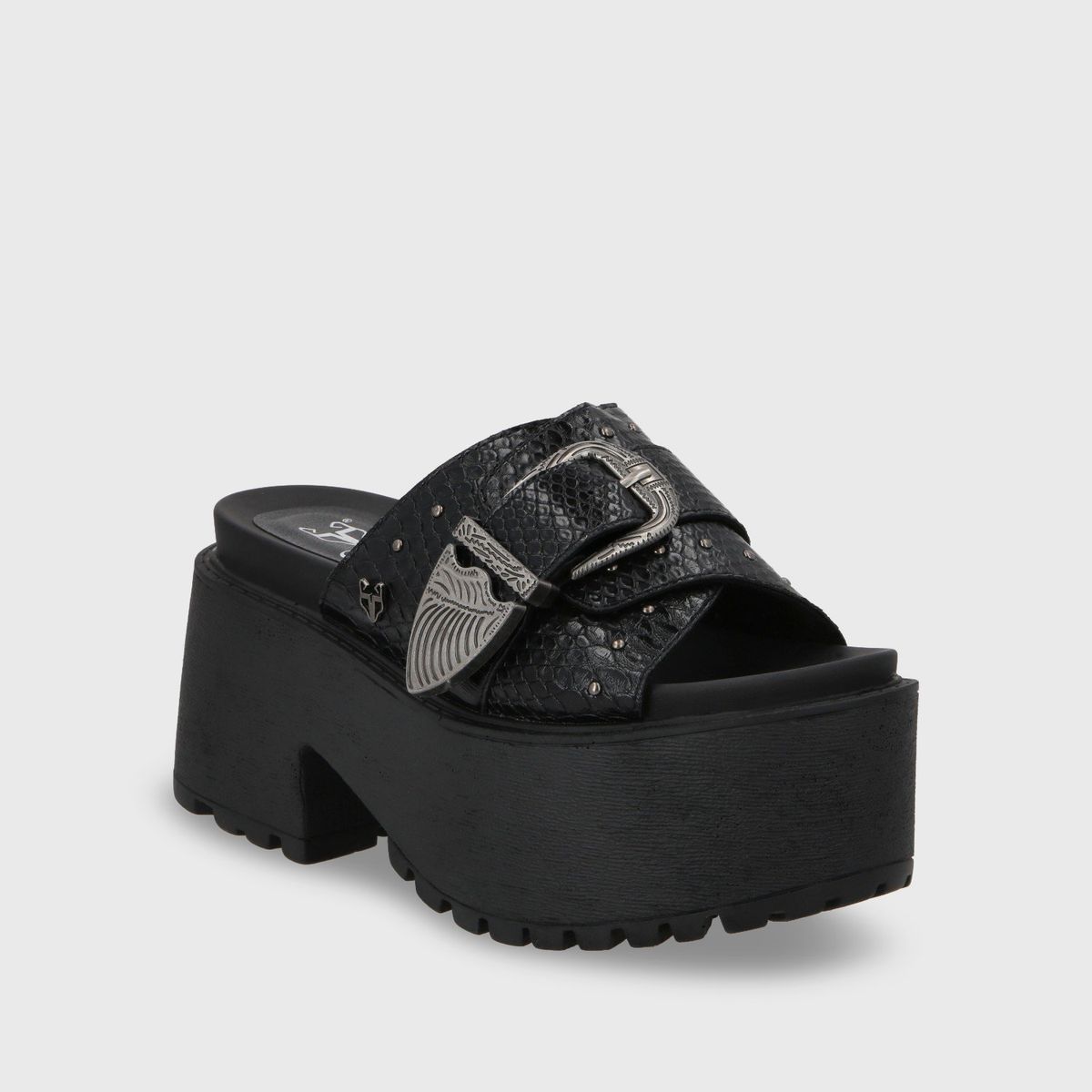 GOTTA - Sandalia Mujer Negra Plataforma 1567D Gotta