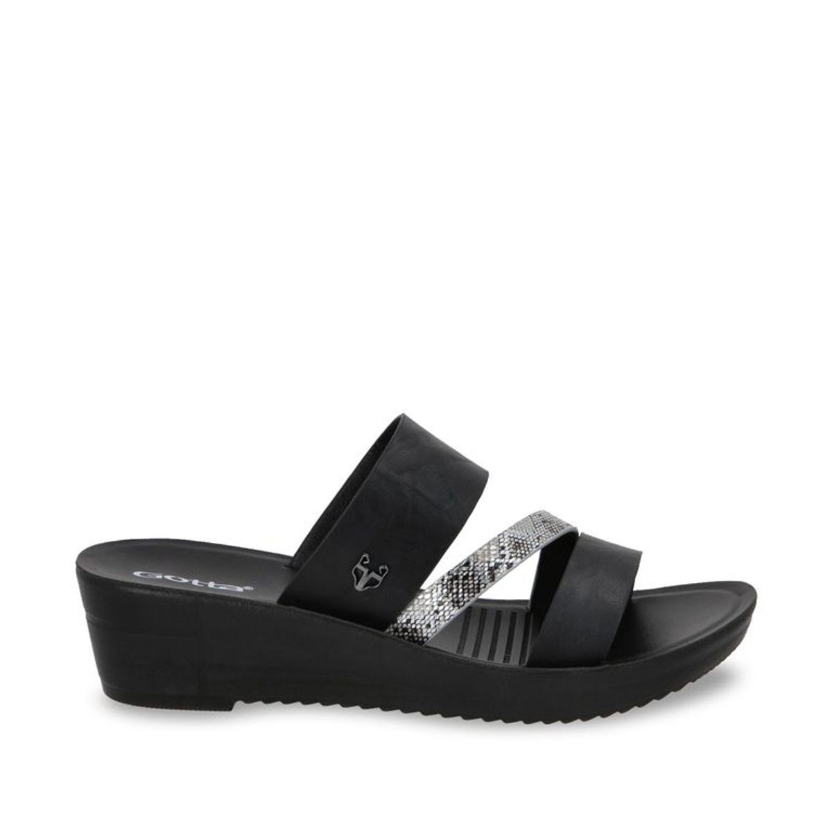 GOTTA - Sandalia Plataforma Negro Mujer 13221