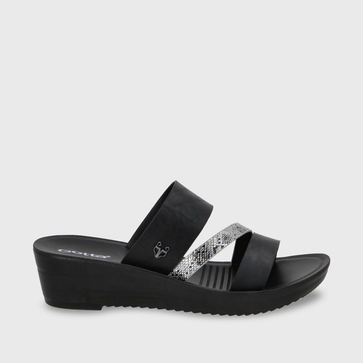 GOTTA - Sandalia Plataforma Negro Mujer 13221