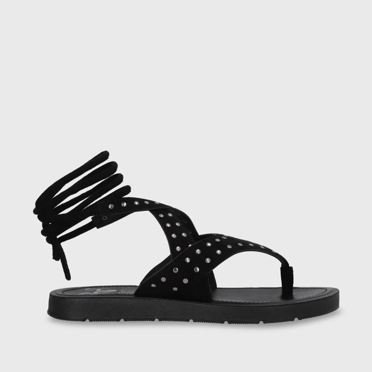 GOTTA - Sandalia Plano Negro Mujer 13257
