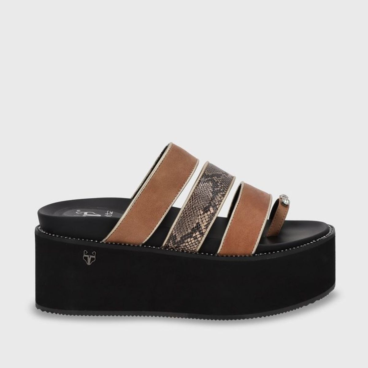 GOTTA - Sandalia Plataforma Camel Mujer 15662