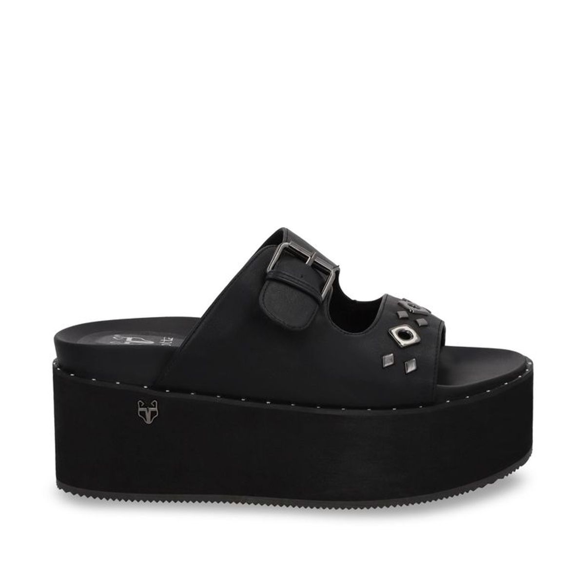 GOTTA - Sandalia Plataforma Negro Mujer 1566D