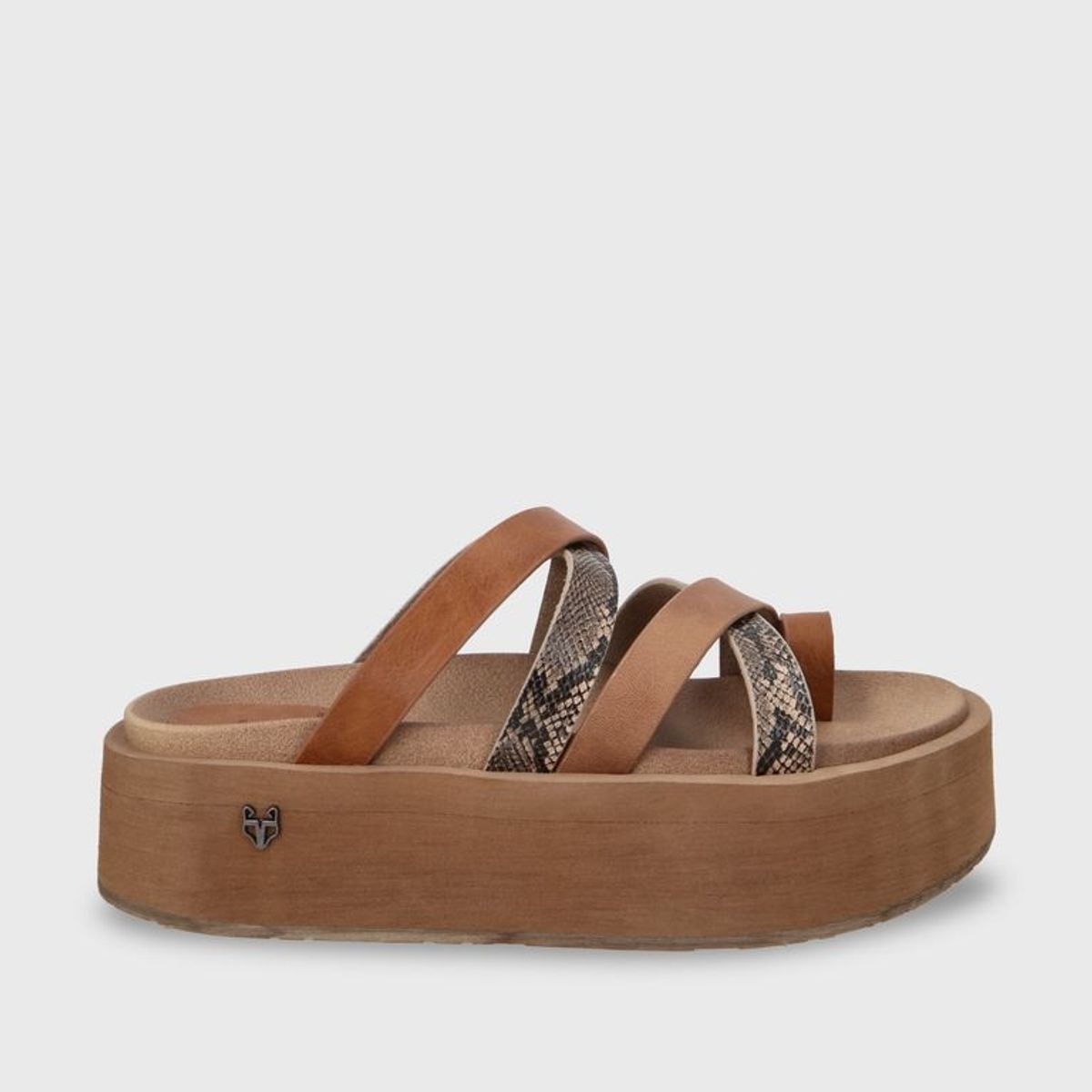 GOTTA - Sandalia Mujer Beige Plataforma 55940 Gotta