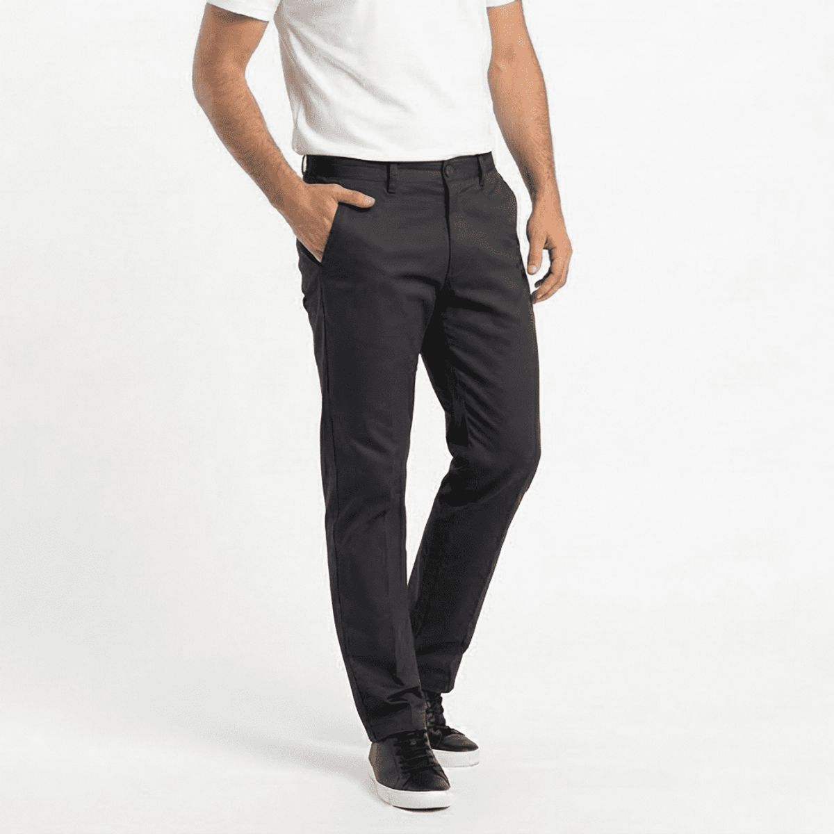 T-WORLD - Pantalón Hombre Classic Gabardina Regular Trabajo Ejecutivo