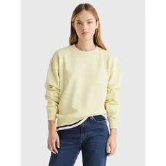 TOMMY HILFIGER - Polerón Modern Con Logo Amarillo