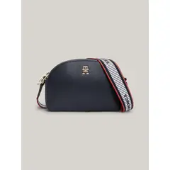 TOMMY HILFIGER - Bandolera Corporate Webbing Con Logo Azul