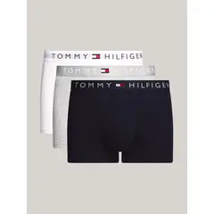 TOMMY HILFIGER - Pack De 3 Calzoncillos Trunk Original Multicolor