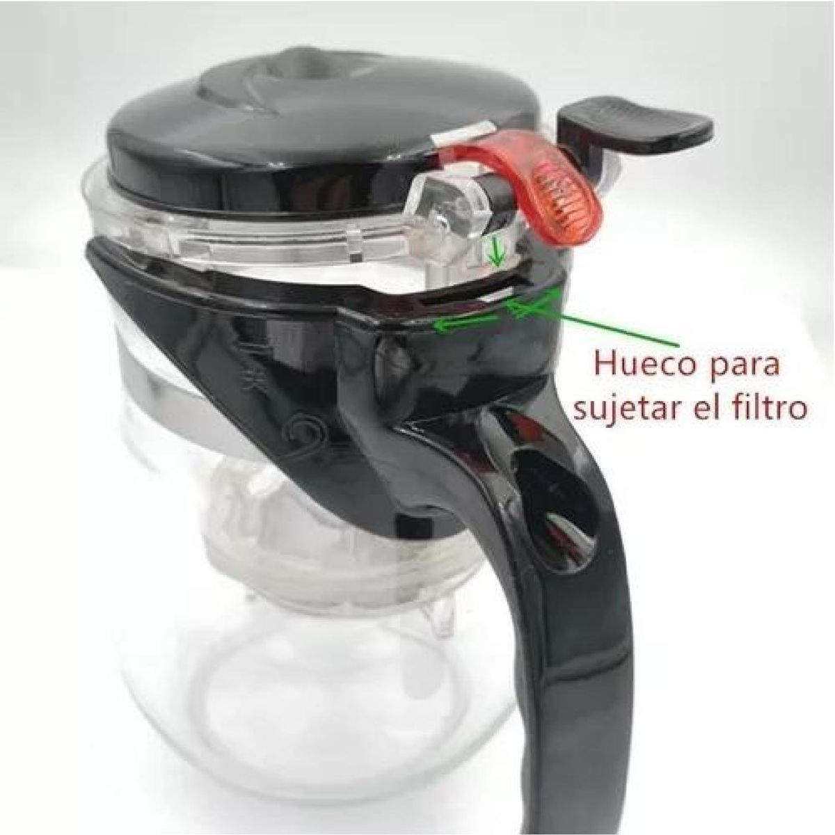 GENERICO - Tazón Con Filtro Para Té Y Hierbas De Vidrio