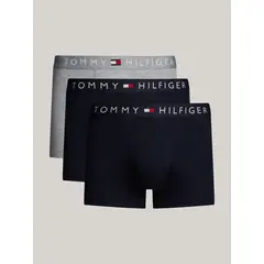 TOMMY HILFIGER - Pack De 3 Calzoncillos Trunk Original Multicolor