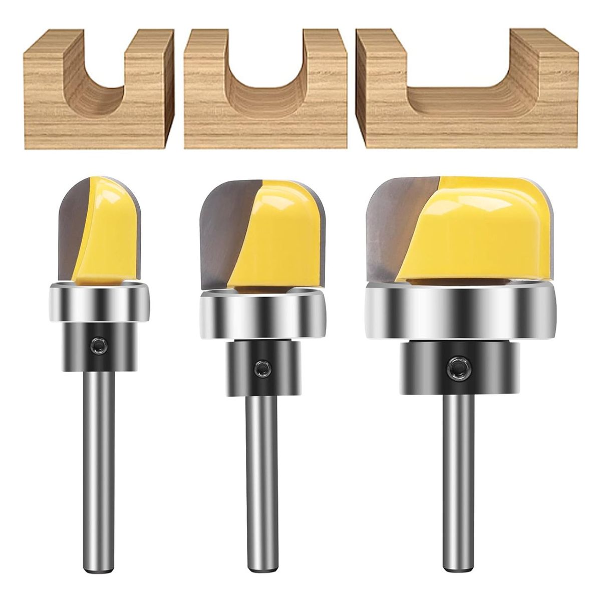 GENERICO - Juego De Fresas De Para Plantillas De Cuencos Y Bandejas