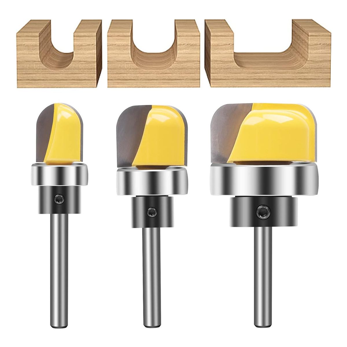 GENERICO - Juego De Fresas De Para Plantillas De Cuencos Y Bandejas