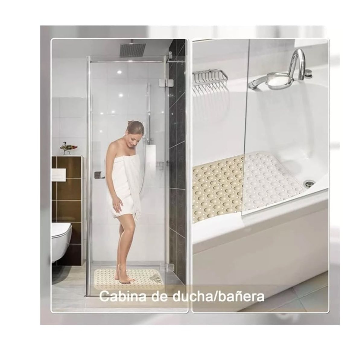 GENERICO - Piso De Goma Antideslizante Tina Ducha Alfombra Bañera