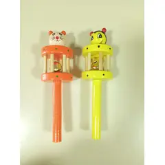 GENERICO - Pack 2 Juguetes aleatorios Cascabe madera didactico