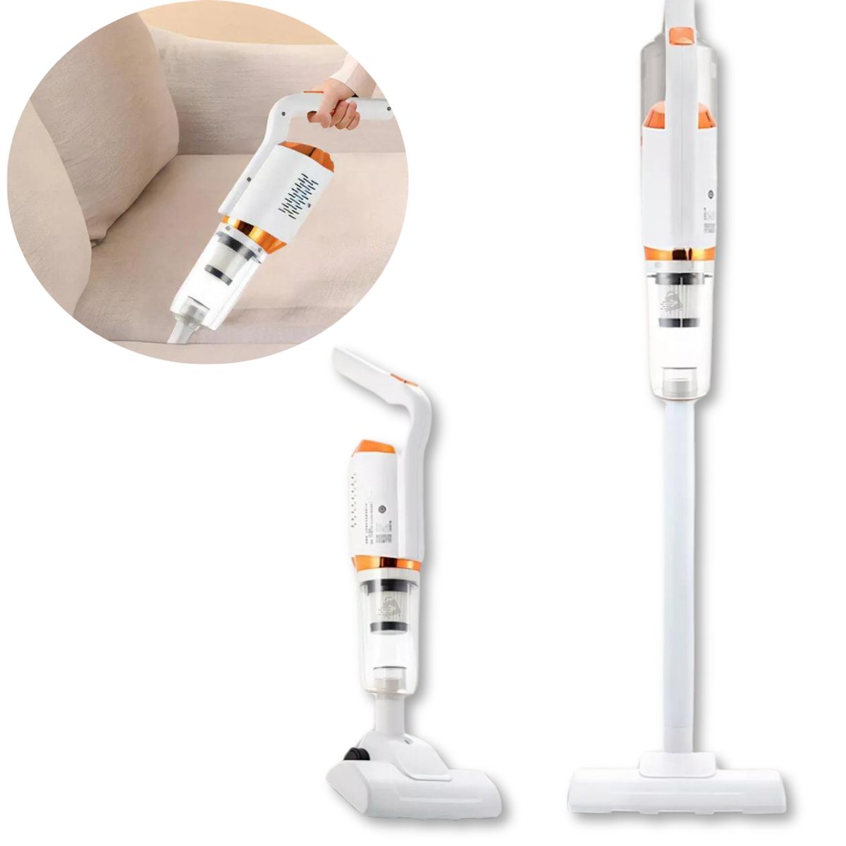 LINE - Aspiradora Portátil inalámbrica Recargable USB Hogar y el Auto