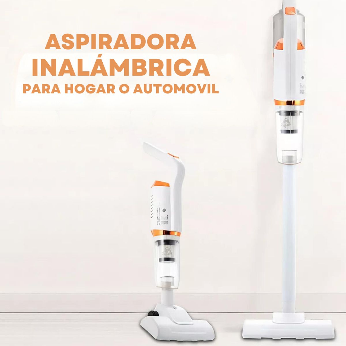 LINE - Aspiradora Portátil inalámbrica Recargable USB Hogar y el Auto