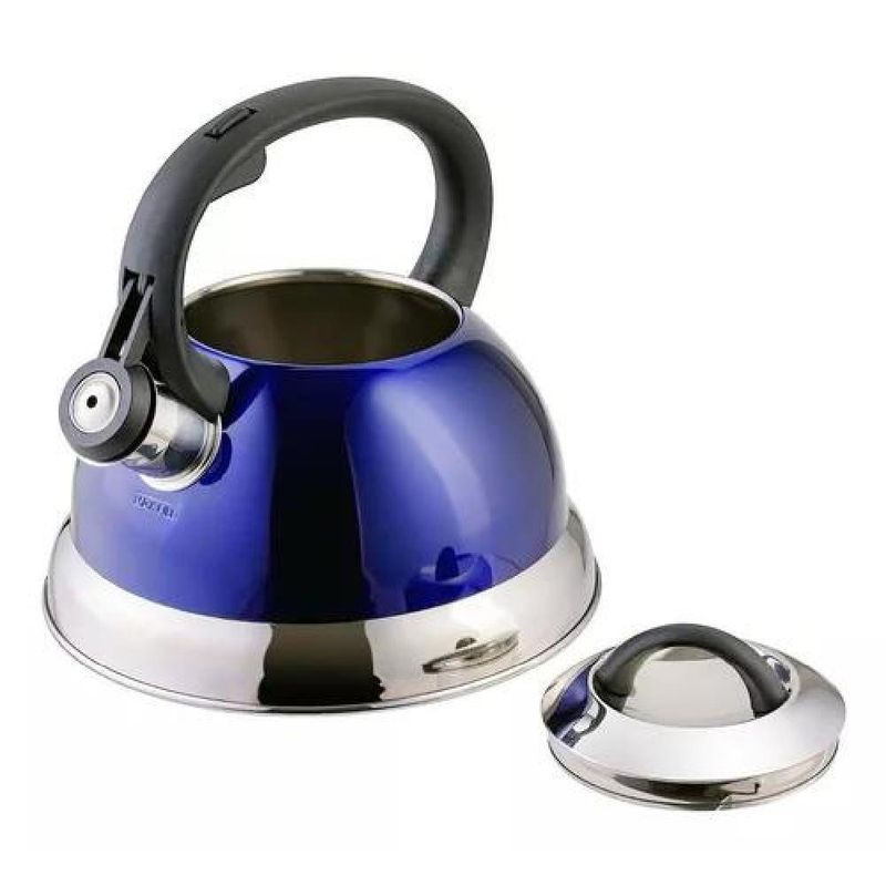 GENERICO - Tetera Silvante 32 Lt De Acero Inoxidable Colores Con Mango