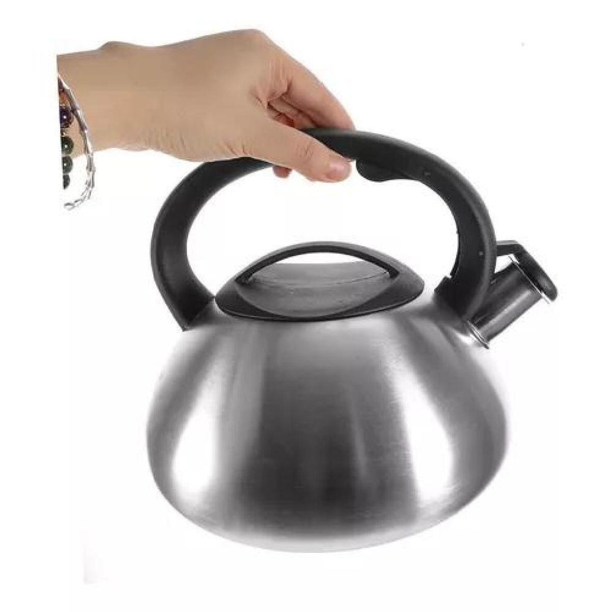 GENERICO - Tetera Acero Inoxidable - 3 Litros