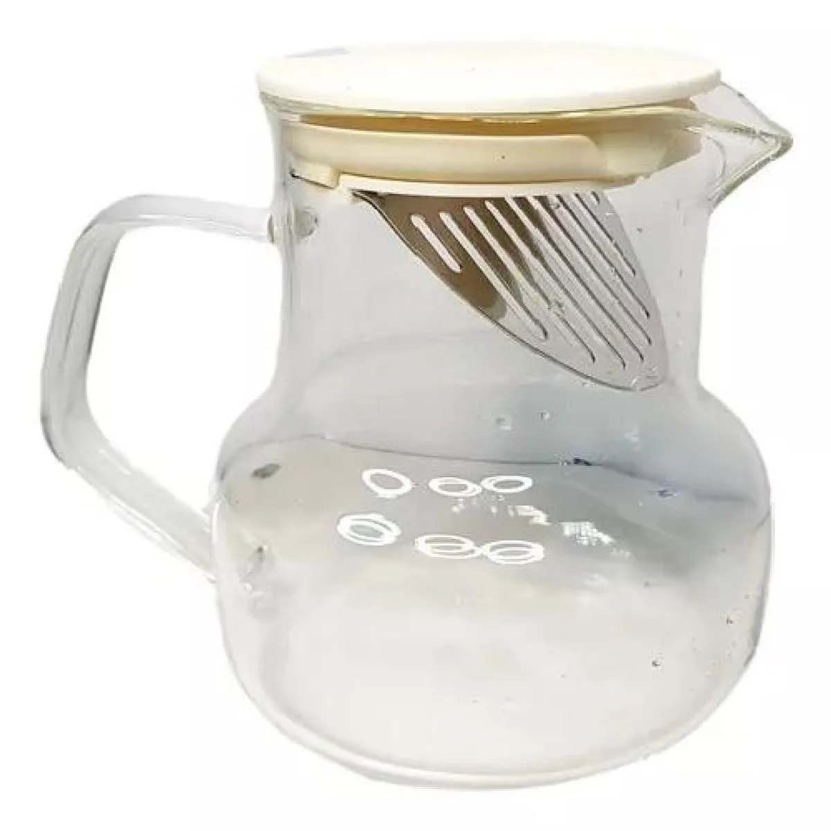 GENERICO - Tetera Vidrio Para Floracion Hojas Sueltas Te Frutos Secos