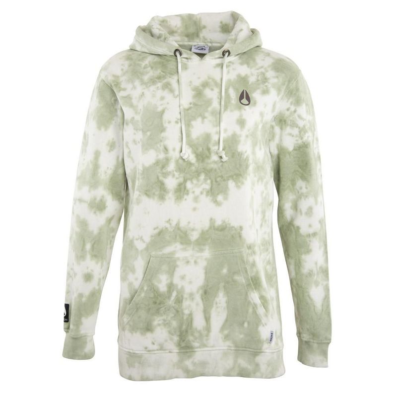 NIXON - Poleron Men Oversize Stop time Green - Verde
