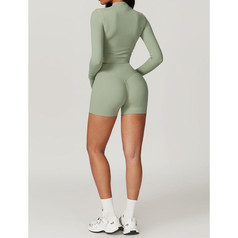RURUTOTO - Conjunto Deportivo Gym Mujer 3 Piezas Negro