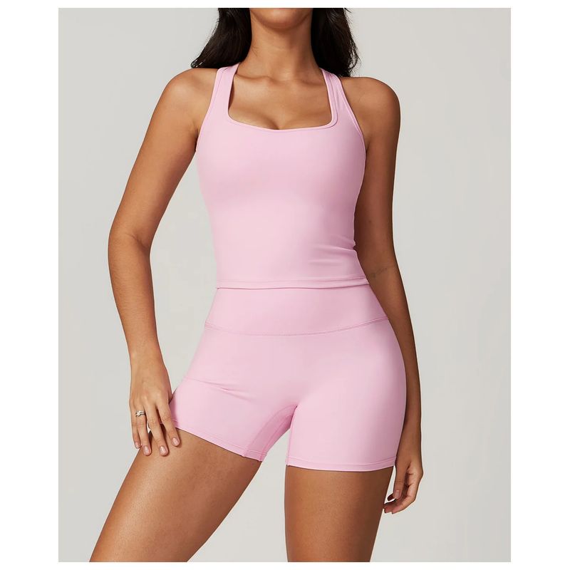 RURUTOTO - Conjunto Deportivo Dama Ropa Deportiva Mujer Gym Yoga 2 Piezas Negro