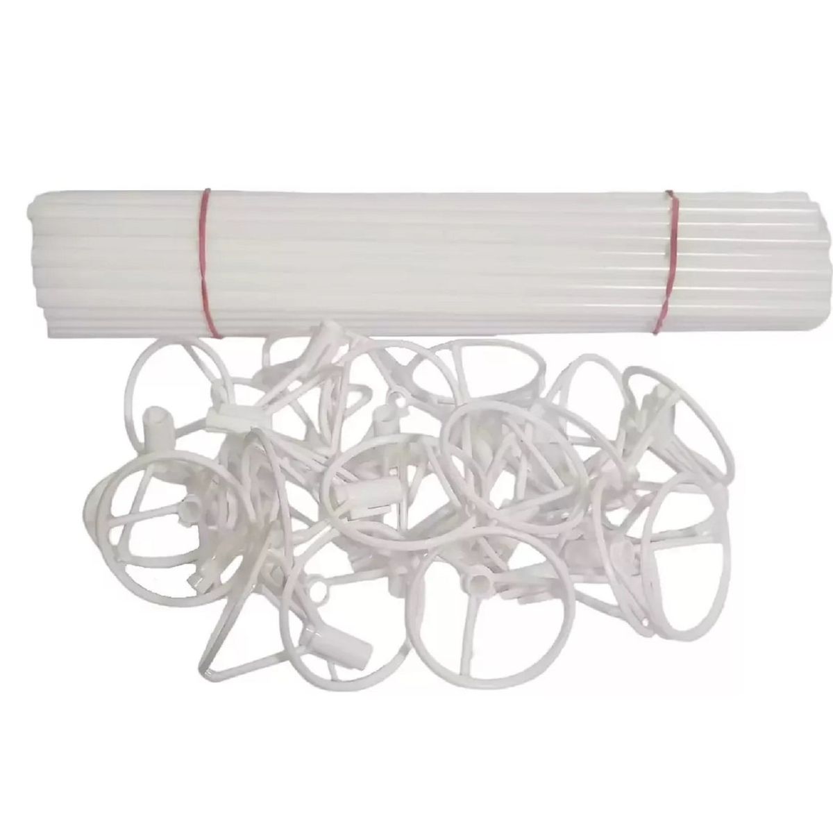 GENERICO - Varilla Palitos Gruesa Con Copa Para Globos X 50