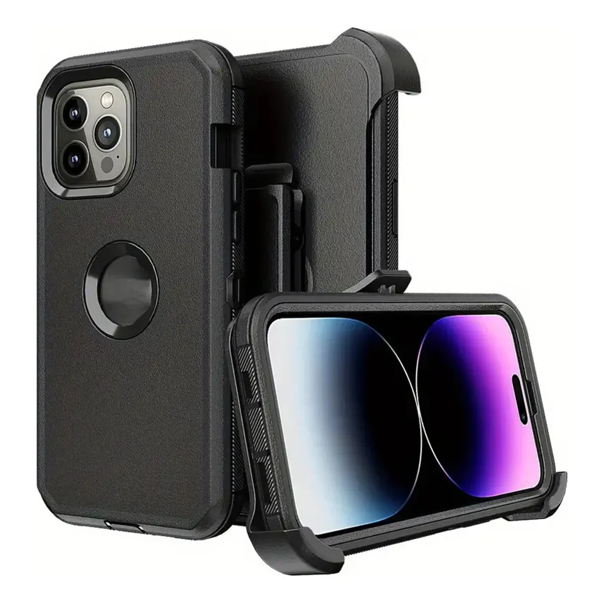 GENERICO - Carcasa Reforzada Antigolpes 360 Para iPhone 14 Pro