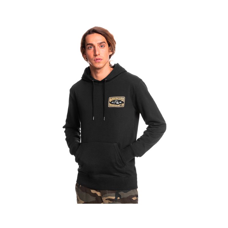 QUIKSILVER - Polerón Hombre  Quiksilver Line By Line Negro