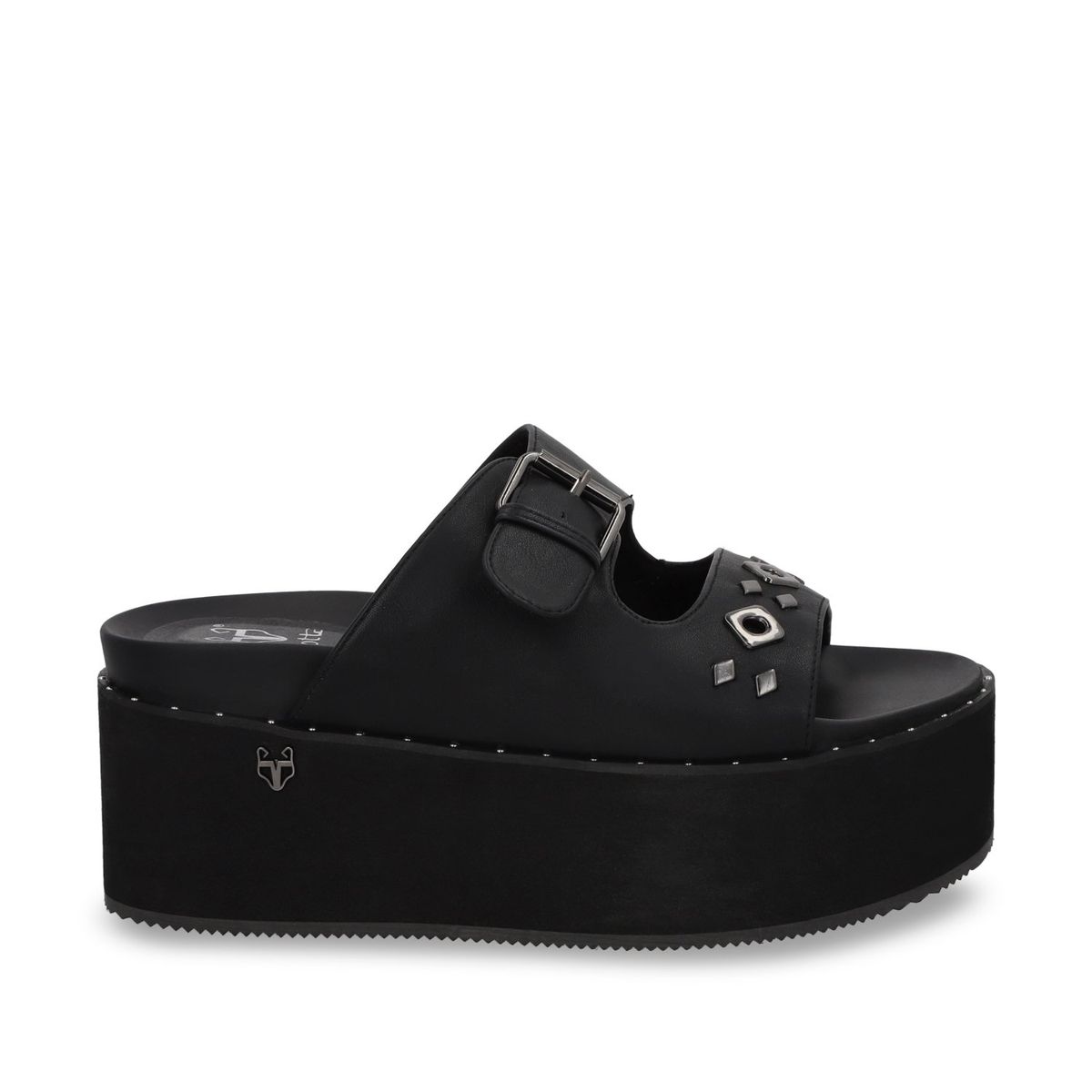 GOTTA - Sandalia Mujer Negra Plataforma 1566D Gotta